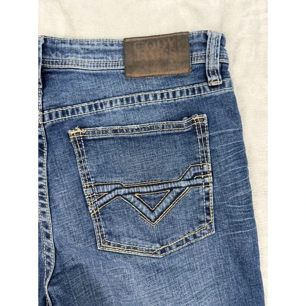 Cody James Jeans Mens 34x32  Blue Med Wash Regular Denim Western